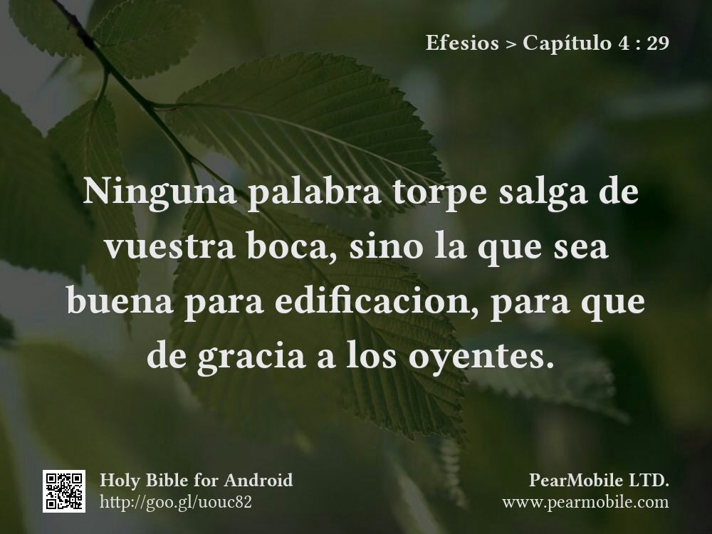 Efesios, Capítulo 4:29